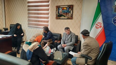 ملاقات مدیرکل بهزیستی استان البرز با مراجعین و جامعه هدف محترم