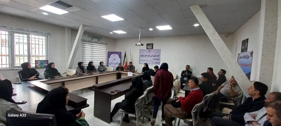 مریوان | جلسه تعاملی نیروی انتظامی و اداره بهزیستی