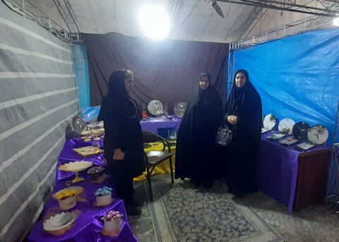 حضور جامعه هدف بهزیستی در نمایشگاه بهاره شهرستان چهارباغ