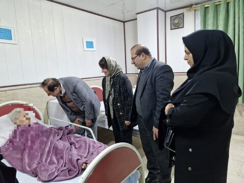 ضیافت افطاری در مرکز نگهداری سالمندان زرمان