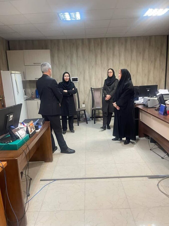 شهریار | بازدید سرزده مسئولین حراست و بازرسی فرمانداری از اداره بهزیستی شهرستان