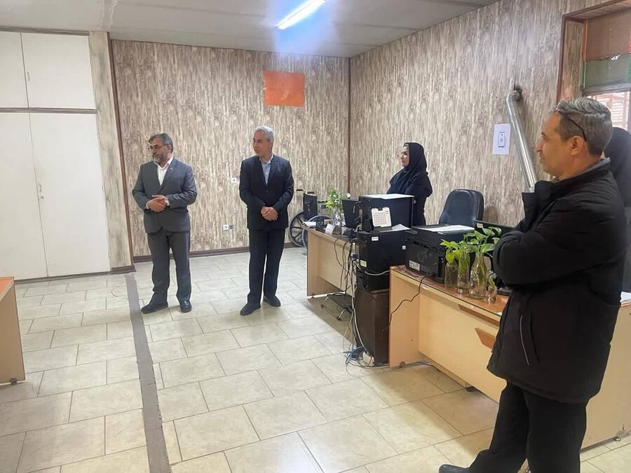 شهریار | بازدید سرزده مسئولین حراست و بازرسی فرمانداری از اداره بهزیستی شهرستان