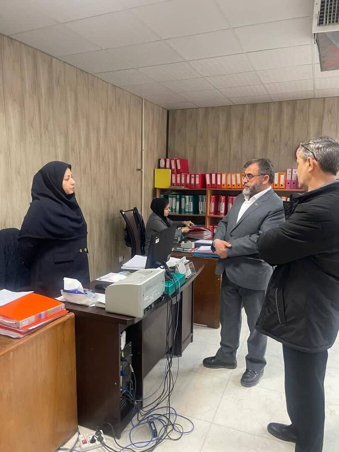 شهریار | بازدید سرزده مسئولین حراست و بازرسی فرمانداری از اداره بهزیستی شهرستان