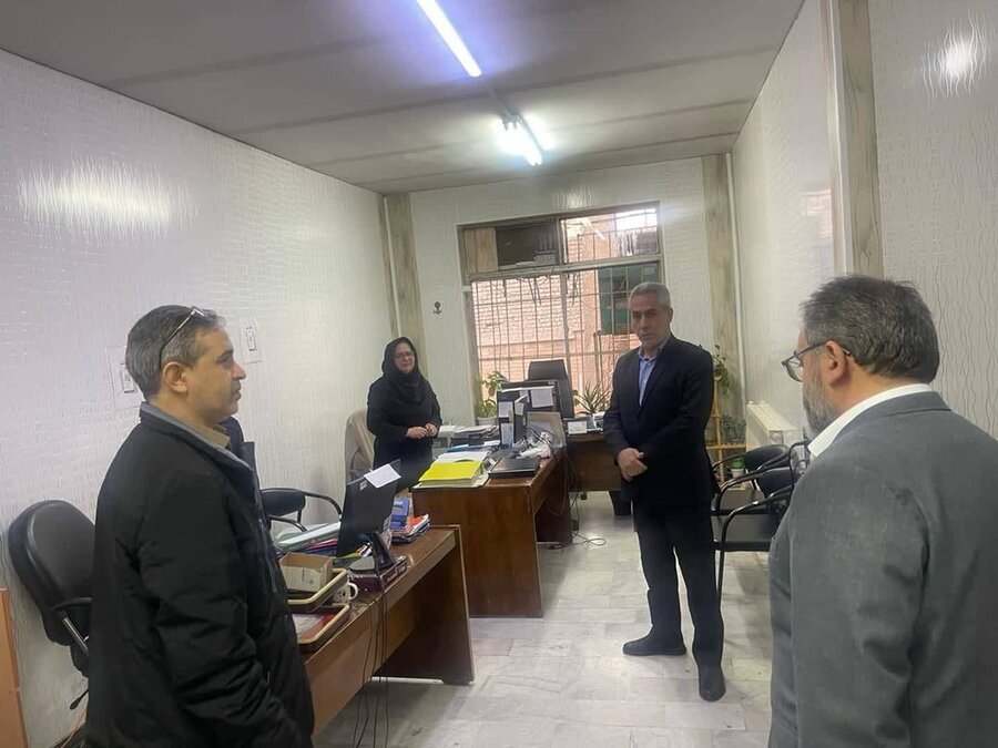 شهریار | بازدید سرزده مسئولین حراست و بازرسی فرمانداری از اداره بهزیستی شهرستان