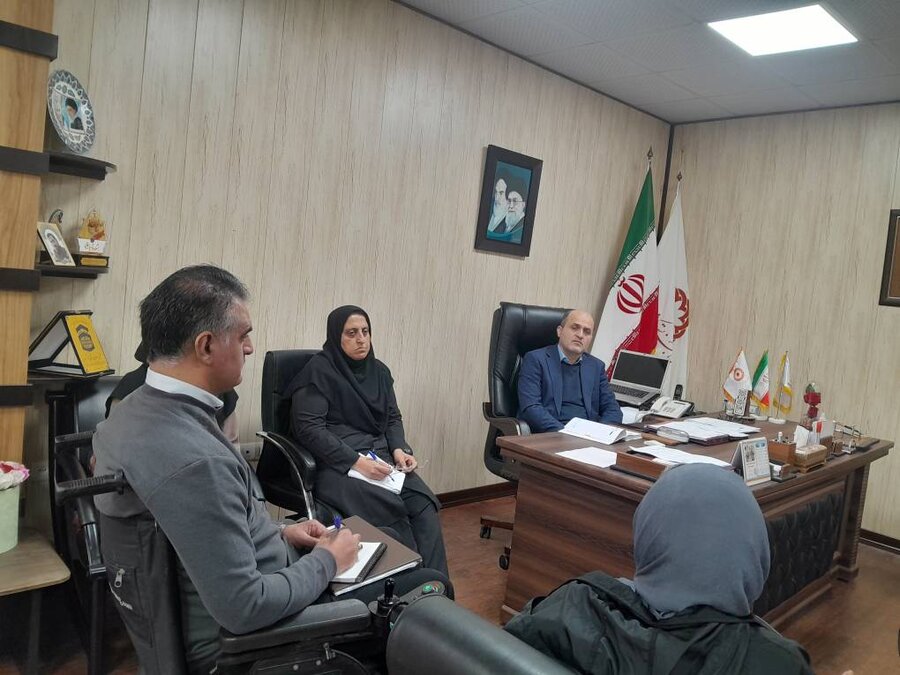 برگزاری نشست اعضای هیئت مدیره کانون مراکز مثبت زندگی گیلان با سرپرست بهزیستی استان