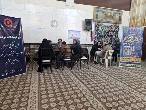 برپایی میز خدمت به مناسبت گرامیداشت ماه بهار قرآن