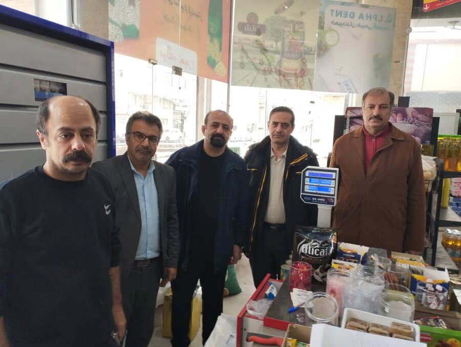 سنندج | بازدید از اجرای طرح کالا برگ الکترونیکی