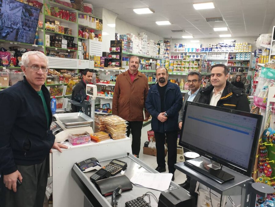 سنندج | بازدید از اجرای طرح کالا برگ الکترونیکی