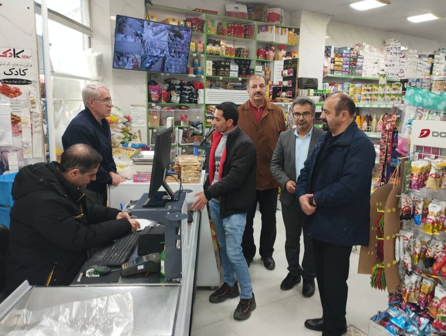سنندج | بازدید از اجرای طرح کالا برگ الکترونیکی 
