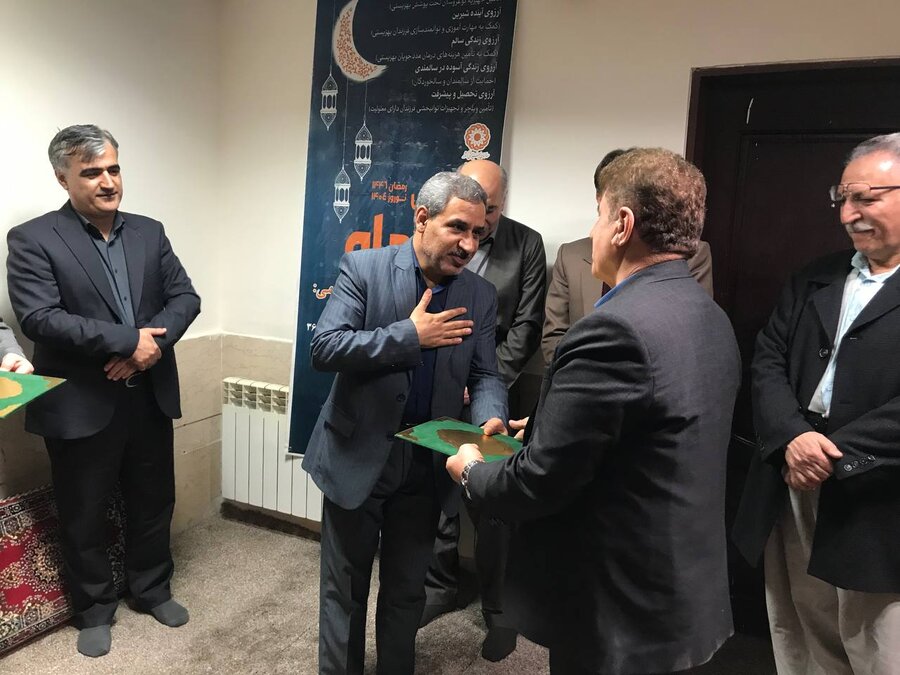 سنندج | تجلیل از خیرین پویش مثبت ماه بهزیستی