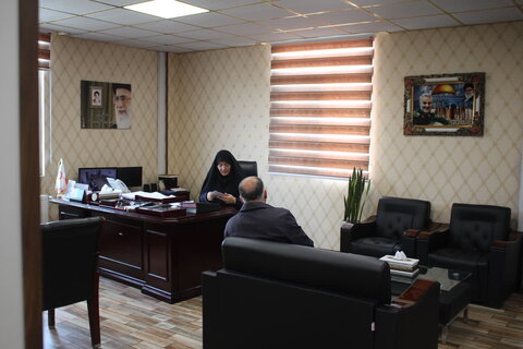 ملاقات مدیرکل بهزیستی استان البرز با مراجعین و جامعه هدف محترم