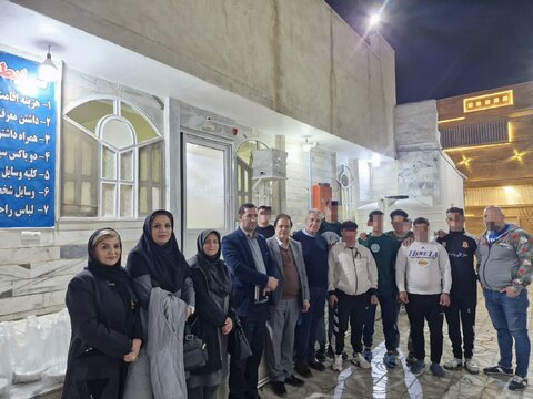 مراسم ضیافت افطاری در مرکز اقامتی میان مدت پیشگامان نگرش رهایی برگزار شد
