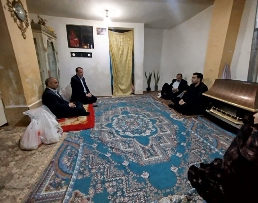 بازدید فرماندار ویژه شهرستان میاندوآب از منازل چند تن از مددجویان بهزیستی