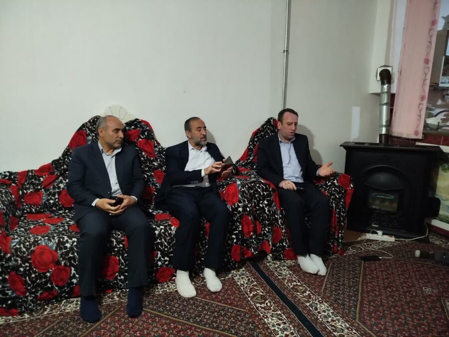 بازدید فرماندار ویژه شهرستان میاندوآب از منازل چند تن از مددجویان بهزیستی