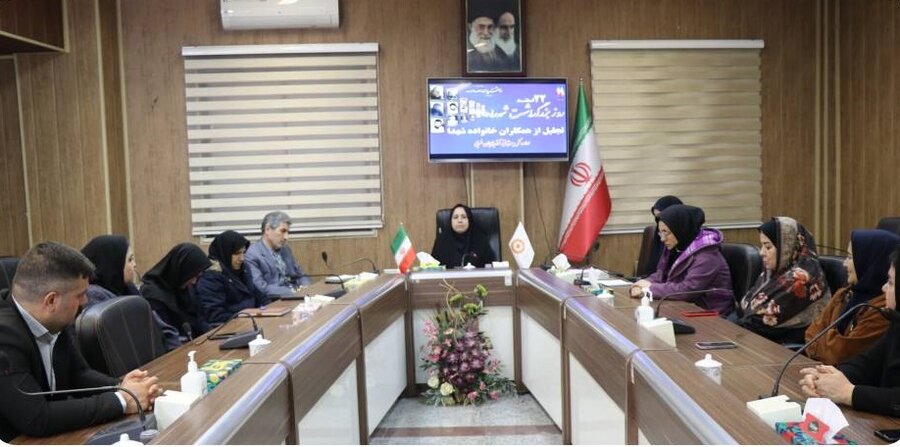 دیدار مدیرکل بهزیستی آذربایجان غربی با همکاران خانوادههای معظم شاهد به مناسبت روز شهدا