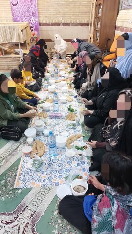ضیافت افطاری مددجویان محترم طالقانی برپا شد