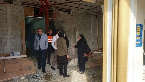 بازدید گروهی مراحل ساخت و بررسی چک لیست مناسب سازی مجتمع بین راهی ایران زمین