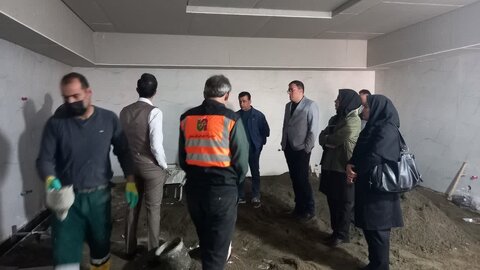 بازدید گروهی مراحل ساخت و بررسی چک لیست مناسب سازی مجتمع بین راهی ایران زمین