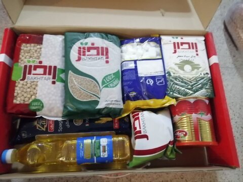 کرج | اهداء و توزیع سبد کالا بین مددجویان تحت پوشش بهزیستی