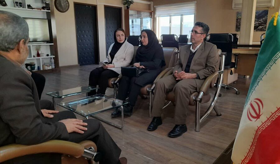 دیدار مدیر کل بهزیستی استان کردستان با فرماندار شهرستان کامیاران