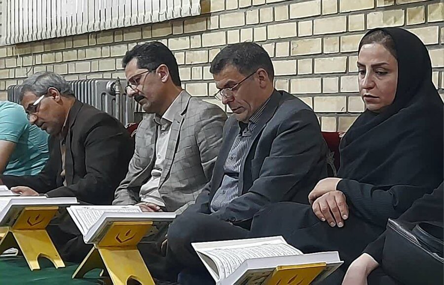 ماه ضیافت الهی و برپایی سفره ی مهربانی در بهزیستی کامیاران