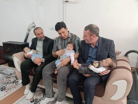 دیدار عیدانه فرماندار میاندوآب با جامعه هدف بهزیستی