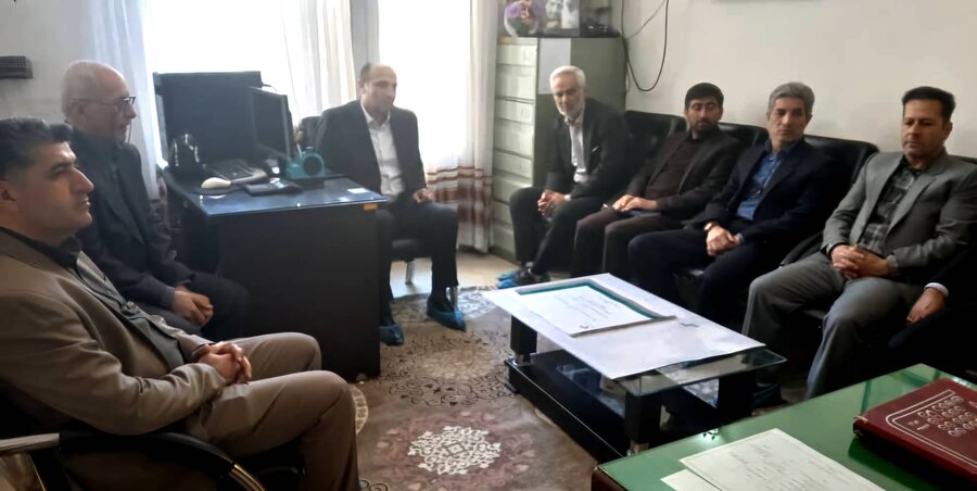 بازدید مدیرکل بهزیستی استان از مراکز نگهداری سالمندان و معلولین ذهنی در آغاز سال نو