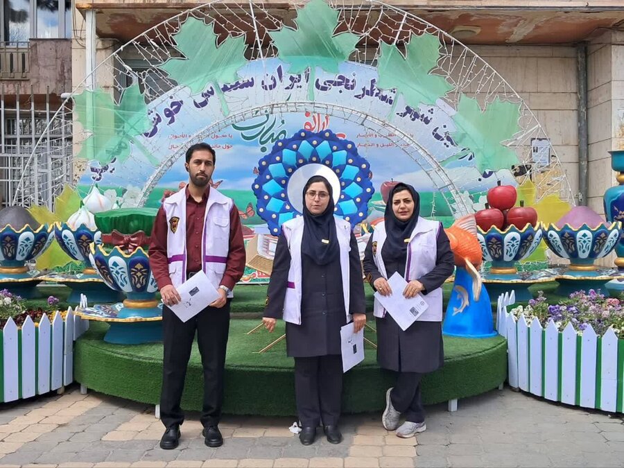 ارائه خدمات اورژانس اجتماعی بهزیستی سلماس در ایام نوروزی