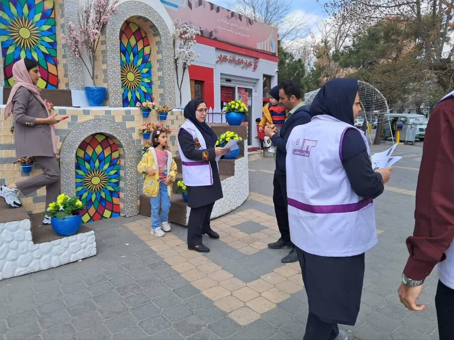 ارائه خدمات اورژانس اجتماعی بهزیستی سلماس در ایام نوروزی