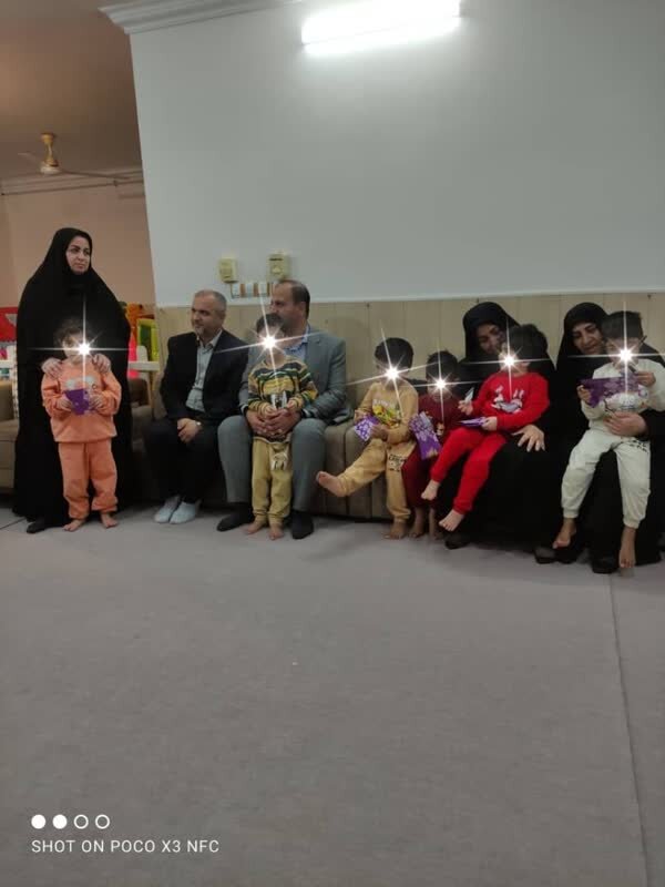 بازدید سرپرست بهزیستی استان گلستان، بهمراه نماینده مردم شریف علی آباد کتول و فرماندار شهرستان از مرکز ام ابیها (ع) فرزندان بی سرپرست بمناسبت عید نوروز