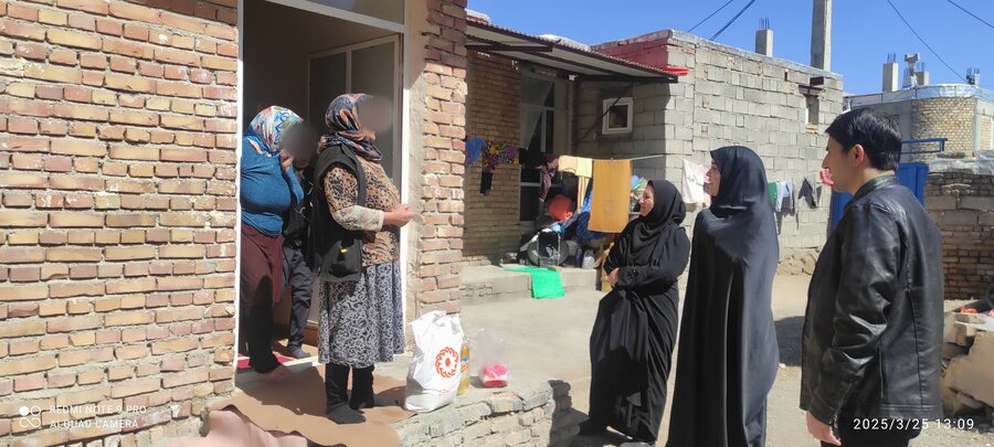 دیدار نوروزی رئیس بهزیستی چایپاره با ولی نعمتان تحت پوشش بهزیستی