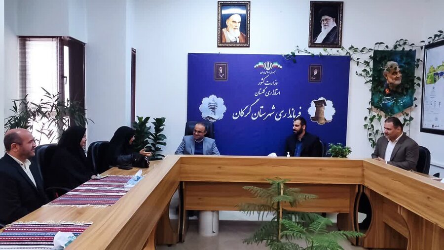 دیدار سرپرست بهزیستی استان گلستان با فرماندار شهرستان گرگان