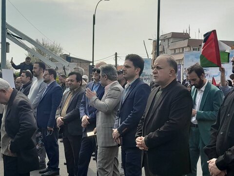 گزارش تصویری | حضور سرپرست و کارکنان بهزیستی گیلان در راهپیمایی روز جهانی قدس