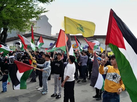 گزارش تصویری | حضور سرپرست و کارکنان بهزیستی گیلان در راهپیمایی روز جهانی قدس