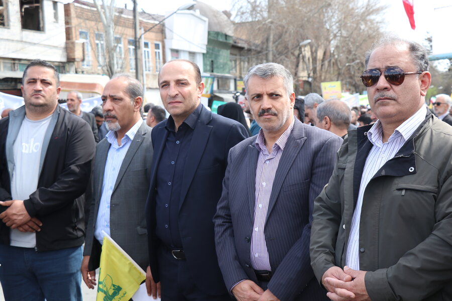 حضور پرشور مجموعه بهزیستی استان در راهپیمایی باشکوه روز قدس