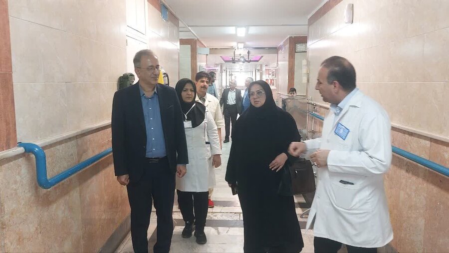 بازدید سرپرست اداره کل بهزیستی استان از سرای سالمندان صادقیه