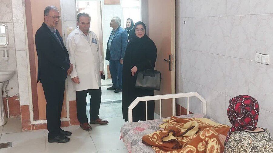 بازدید سرپرست اداره کل بهزیستی استان از سرای سالمندان صادقیه