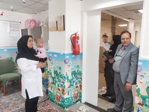 مدیر بهزیستی شهرستان کرج از شیرخوارگاه امام علی (ع) بازدید کرد
