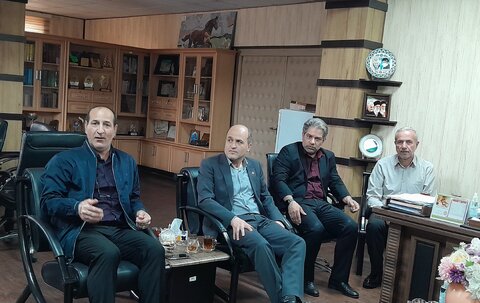 دیدار مشاور رئیس سازمان بهزیستی کشور در امورایثارگران با سرپرست بهزیستی گیلان 