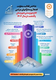 اینفوگرافیک| معاونت مشارکتها و اشتغال اداره بهزیستی شهرستان پاکدشت در سال 1403