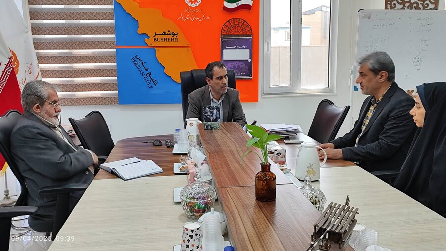 نشست رئیس هیئت ورزشهای جانبازان و توانیابان استان با سرپرست بهزیستی استان بوشهر