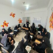 جلسه آموزش پیش ازازدواج دربهزیستی فیروزه
