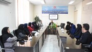 دیدار کارکنان اداره توسعه منابع انسانی و تشکیلات با مدیرکل بهزیستی