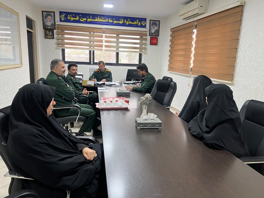 پاکدشت | دیدار رئیس اداره بهزیستی با فرمانده سپاه شهرستان