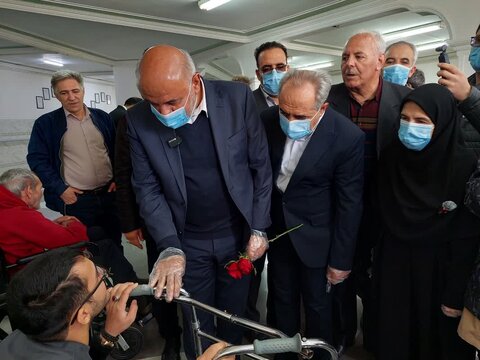 گزارش تصویری| بازدید وزیر رفاه  از مرکز توانبخشی سروهای سراب