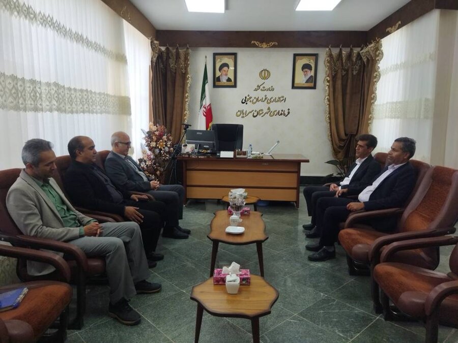 دیدار مدیر کل بهزیستی خراسان جنوبی با فرماندار شهرستان صورت پذیرفت دیدار مدیر کل بهزیستی خراسان جنوبی با فرماندار شهرستان صورت پذیرفت