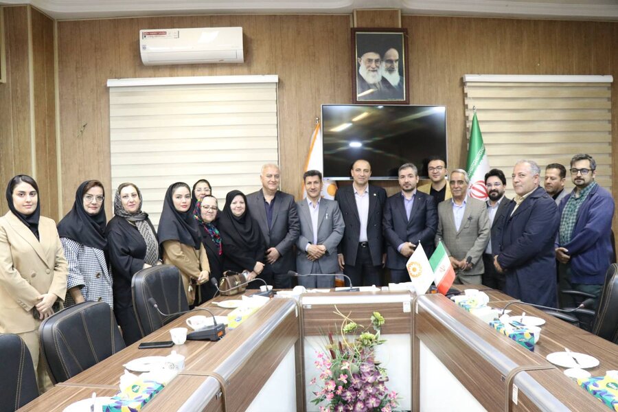 دیدار مدیران مراکز نگهداری و اعضای انجمن توانبخشی با مدیرکل بهزیستی آذربایجانغربی