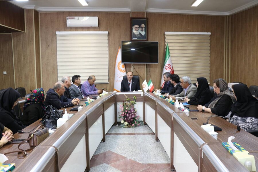دیدار مدیران مراکز نگهداری و اعضای انجمن توانبخشی با مدیرکل بهزیستی آذربایجان‌غربی