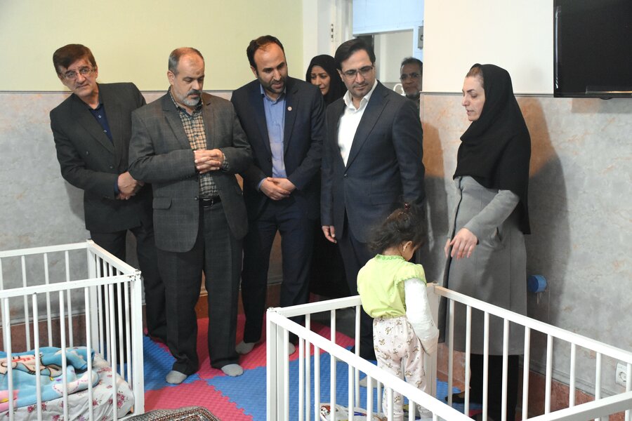 بازدید سید امیر مرتضوی از شیرخوارگاه معتضدی