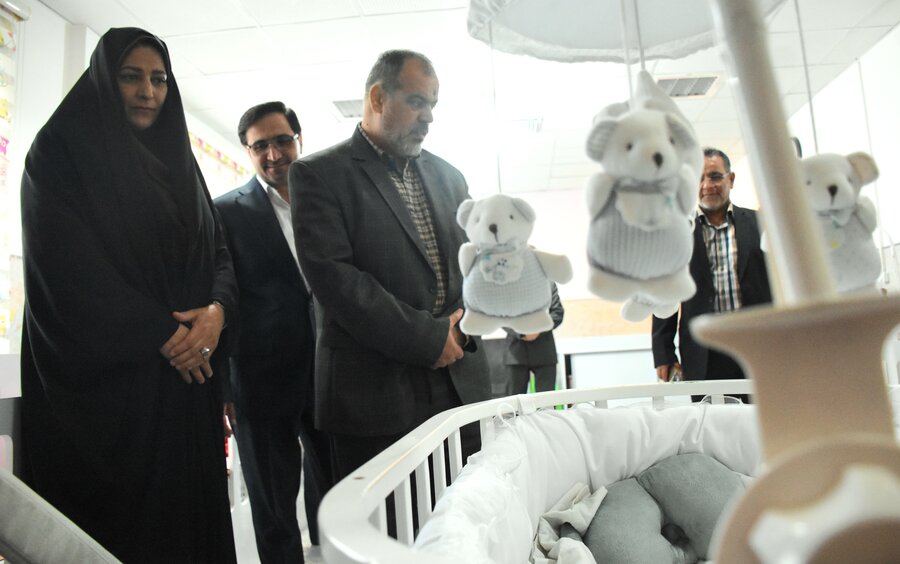 بازدید مسئولان از شیرخوارگاه معتضدی
